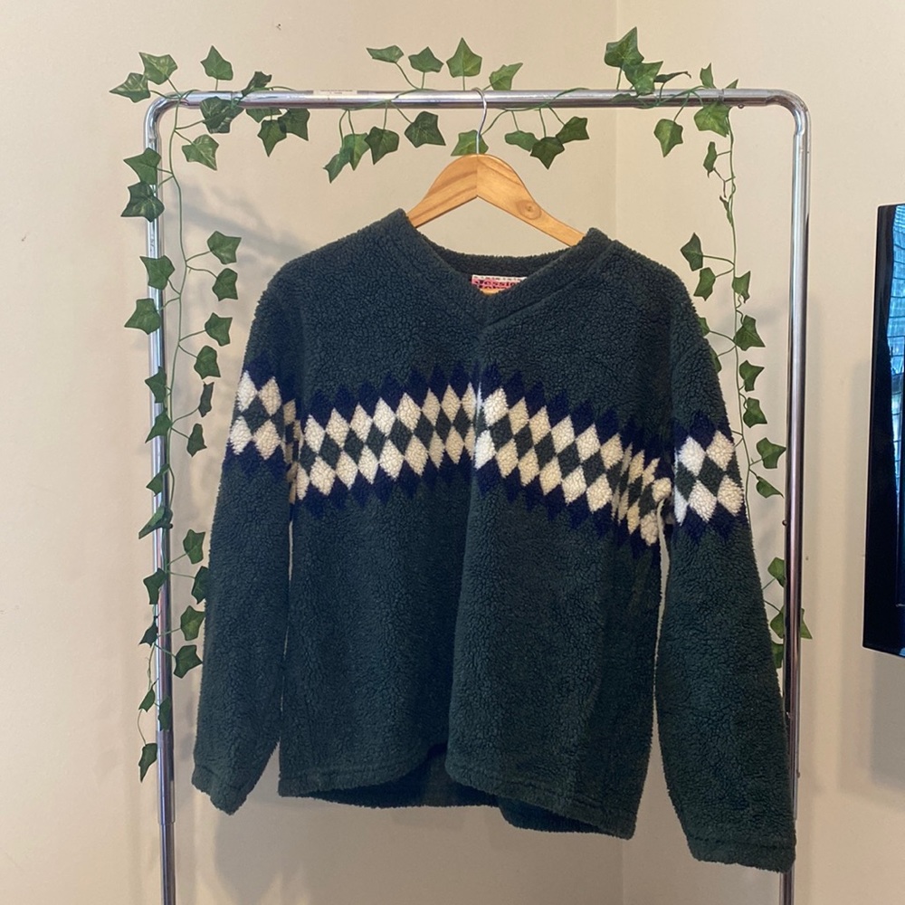 Vintage Green pullover sweater
